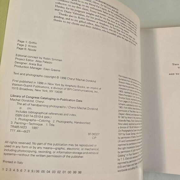 The Art of Handpainting Photographs by Cheryl Machat Dorskind 1998 Amphoto Craft - Picture 4 of 11